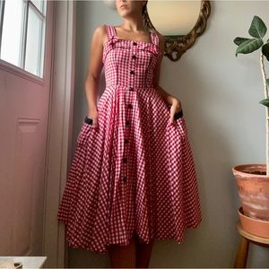 Hell Bunny Vixen gingham sundress ♥️